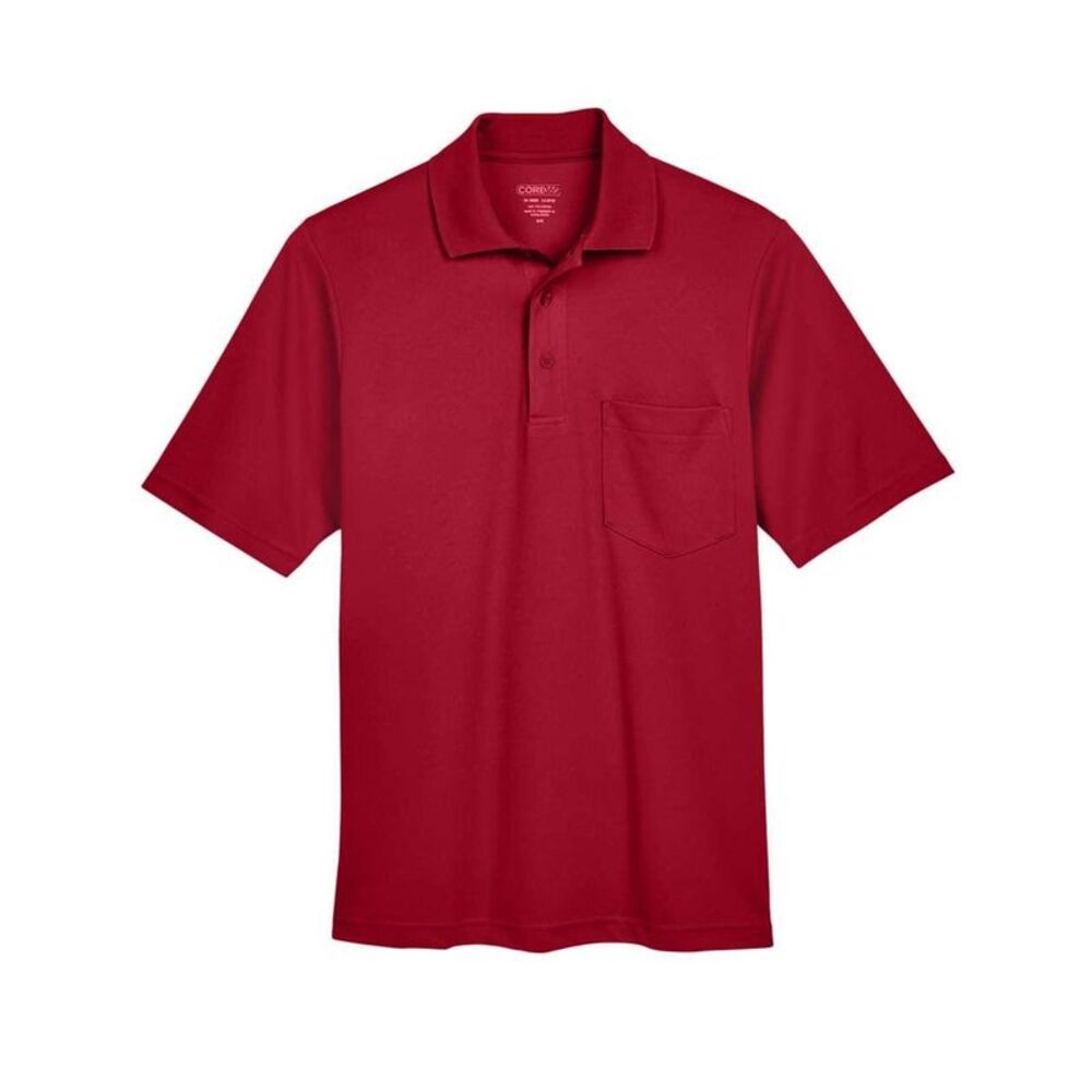 CORE365 Origin Performance Piqu Polo with Pocket / Classic Red